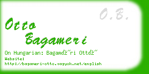 otto bagameri business card